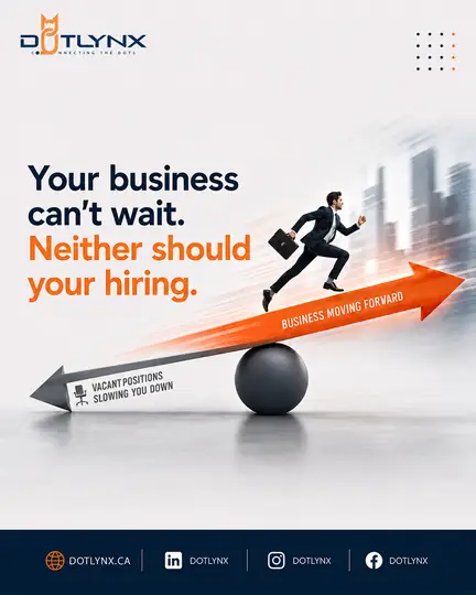 Social design for DotLynx — Faster hiring for growing businesses