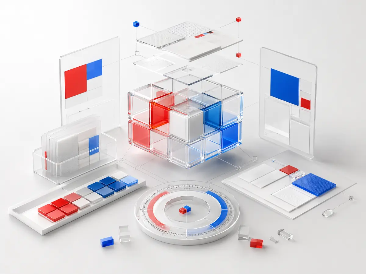 3D pixel illustration for Multi Pixels Branding & Strategy service